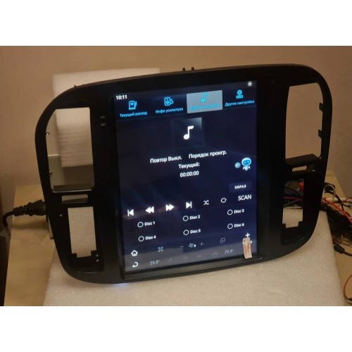Магнитола Тесла CarMedia ZF-1268-Q6 Tesla-Style для Toyota Land Cruiser 100 1992-2002 на Android 11.0