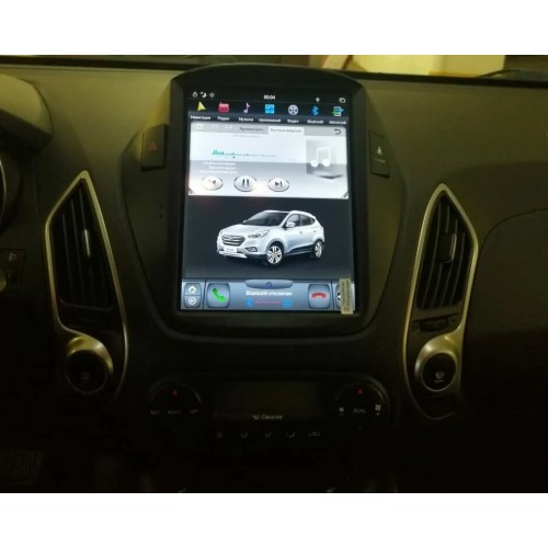 Магнитола Тесла CarMedia ZF-1092-Q6 Tesla-Style для Hyundai IX 35 2010 - 2015 на Android 11.0