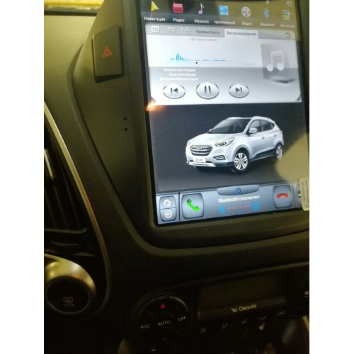 Магнитола Тесла CarMedia ZF-1092-Q6 Tesla-Style для Hyundai IX 35 2010 - 2015 на Android 11.0