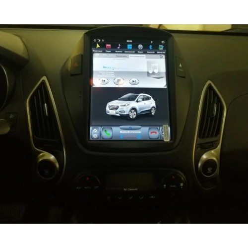 Магнитола Тесла CarMedia ZF-1092-Q6 Tesla-Style для Hyundai IX 35 2010 - 2015 на Android 11.0