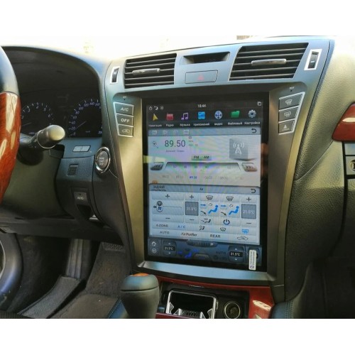 Магнитола Тесла CarMedia ZF-1303Н-Q6 Tesla-Style для Lexus LS 460 2007-2012 (High) на Android 11.0