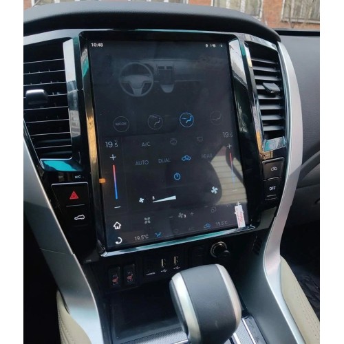 Магнитола Тесла CarMedia ZF-1286-Q6 Tesla-Style для Mitsubishi Pajero Sport 2020+ на Android 11.0