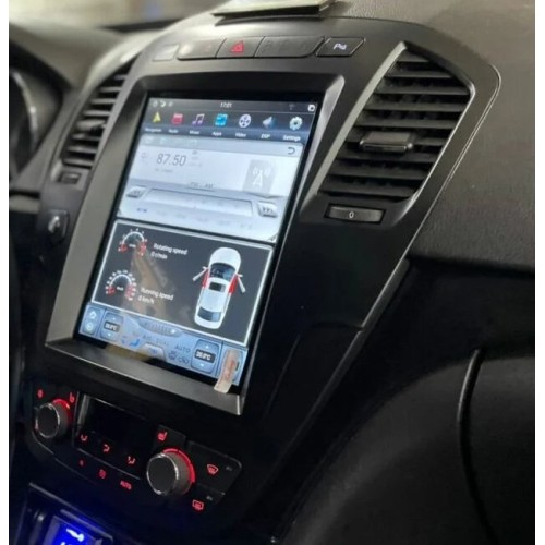 Магнитола Тесла CarMedia ZF-1069BL-Q6 Tesla-Style для Opel Insignia 2009–2013 (цвет панели: черный) на Android 11.0