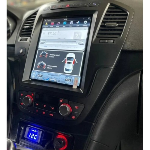 Магнитола Тесла CarMedia ZF-1069BL-Q6 Tesla-Style для Opel Insignia 2009–2013 (цвет панели: черный) на Android 11.0