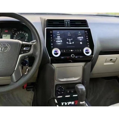 Магнитола Тесла CarMedia ZF-3006-Q6 Tesla-Style для Toyota Land Cruiser Prado 150 2014-2022 на Android 11.0