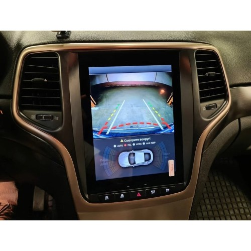 Магнитола Тесла CarMedia ZF-1217B-Q6 для Jeep Grand Cherokee 2013+ (рамка цвет: черная) на Android 11.0