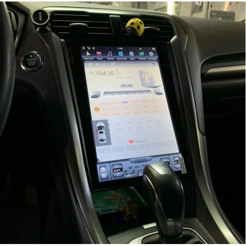 Магнитола Тесла CarMedia ZF-1201M-Q6 для Ford Mondeo V 2015-2022 + кондиционер на Android 11.0