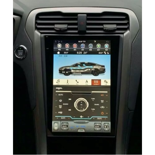 Магнитола Тесла CarMedia ZF-1201-S2-Q6 для Ford Mondeo V 2015-2022 + top level на Android 11.0