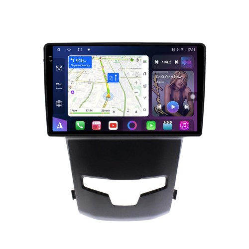 Магнитола Farcar BX355M (S500 PLUS) для Ssang Yong Actyon II 2013-2022 (экран 2K) на Android 12.0