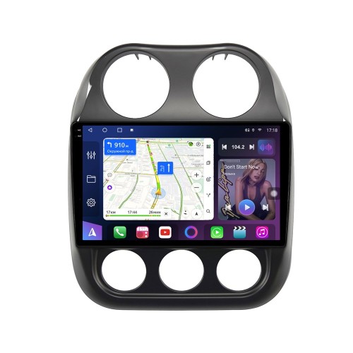 Магнитола Farcar BX1078M (S500 PLUS) для Jeep Compass I, Liberty (Patriot) 2009-2013 (экран 2K) на Android 12.0