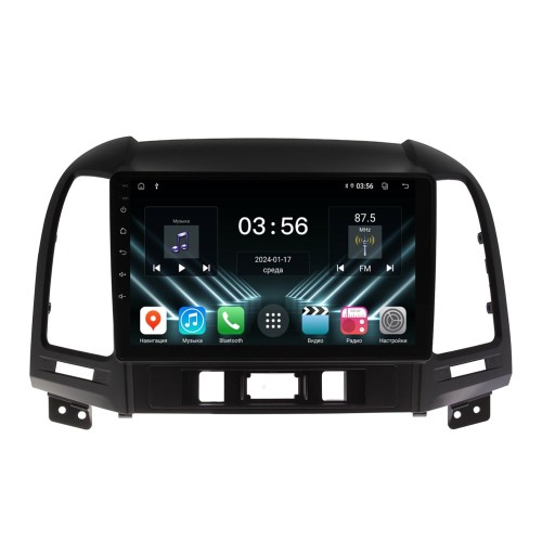 Штатная магнитола Farcar DX008M для Hyundai Santa Fe 2006-2012 на Android 13.0