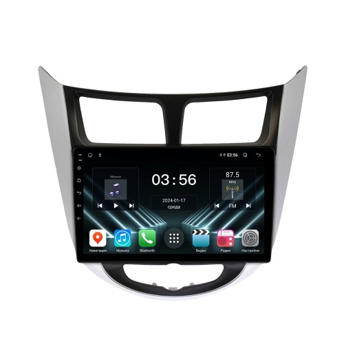 Штатная магнитола Farcar DX067M для Hyundai Solaris I 2011-2017 на Android 13.0