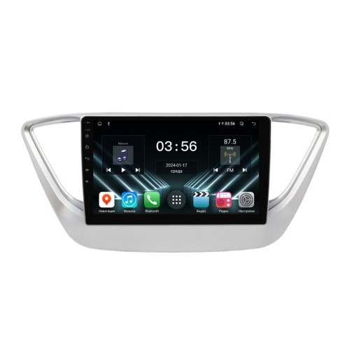 Штатная магнитола Farcar DX766M для Hyundai Solaris II 2017-2020 на Android 13.0
