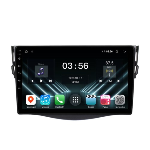 Штатная магнитола Farcar DX018-9M для Toyota RAV4 (XA30) 2006-2013 на Android 13.0