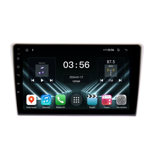 Штатная магнитола Farcar DX3049M для Toyota Avensis II 2003-2008 серебро на Android 13.0