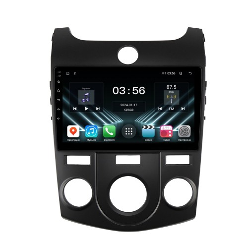 Штатная магнитола Farcar DX038M для Kia Cerato II 2009-2013 кондиционер на Android 13.0