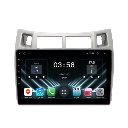 Штатная магнитола Farcar DX3022M для Toyota Yaris, Vitz, Platz 2005-2012 на Android 13.0