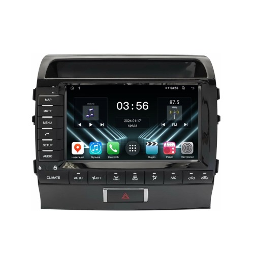 Штатная магнитола Farcar DX381BM для Toyota Land Cruiser 200 2010-2012 на Android 13.0