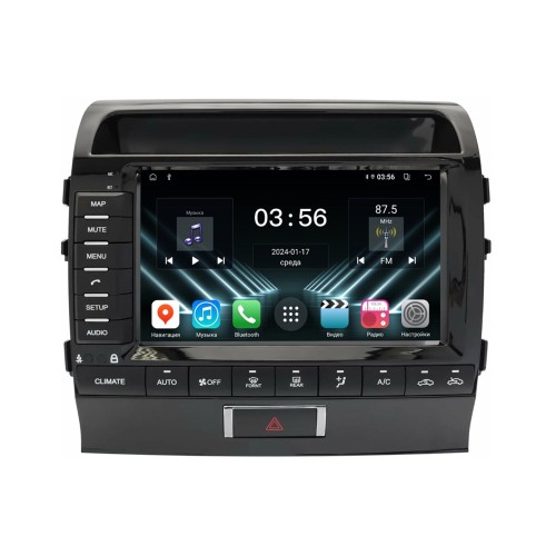 Штатная магнитола Farcar DX381AM для Toyota Land Cruiser 200 2010-2012 на Android 13.0