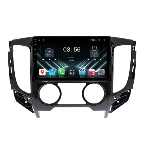 Штатная магнитола Farcar DX3075M для Mitsubishi L200 2015-2019 + кондиционер на Android 13.0
