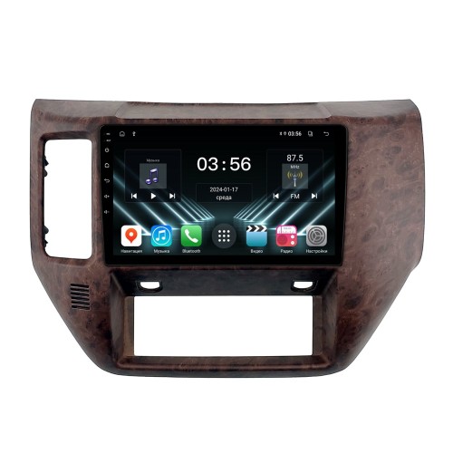 Штатная магнитола Farcar DX3258M для Nissan Patrol V (Y61) 2004-2010 дерево на Android 13.0