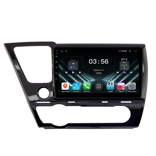 Штатная магнитола Farcar DX3235M для Honda Civic 9 4D 2013-2017 левый руль, седан на Android 13.0