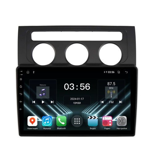 Штатная магнитола Farcar DX3264M для Volkswagen Touran 2003-2010 климат на Android 13.0