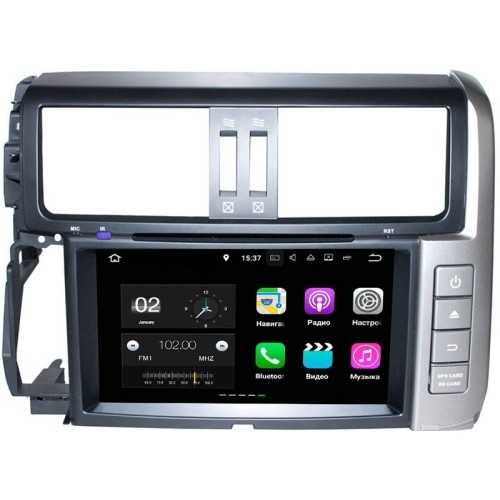 Штатная магнитола Toyota Land Cruiser Prado 150 2009 - 2013 LeTrun 1921 на Android 7.1