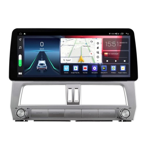 CarMedia KP-T1211FW-L500 для Toyota Land Cruiser Prado 150 2017-2020 на Android 11.0