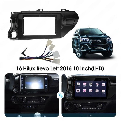 Штатная магнитола CarMedia SF-1686-P для Toyota Hilux VIII 2015-2020 на Android 12.0