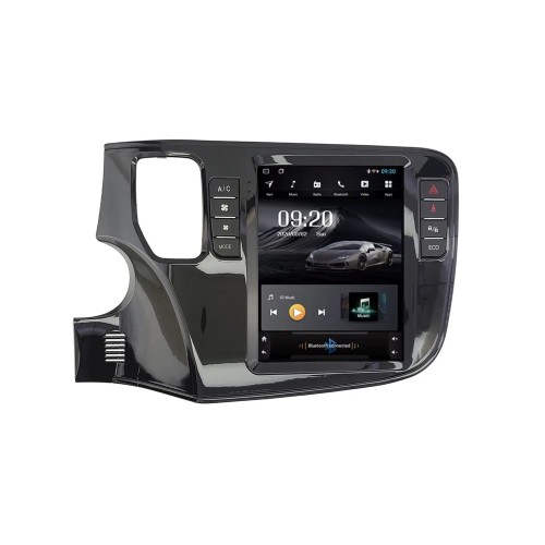 Штатная магнитола CarMedia EW-9709-KP-97-6128-TS10 ТESLA для Mitsubishi Outlander III 2012-2020 на Android 12.0