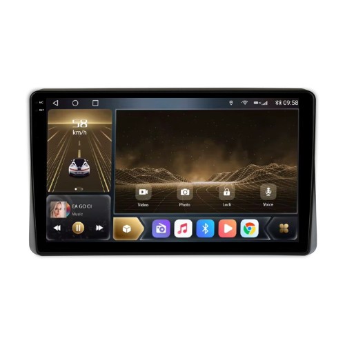 Штатная магнитола CarMedia EW-1149-N-2K (экран 2K) для Renault Arkana 2020-2024 на Android 12.0