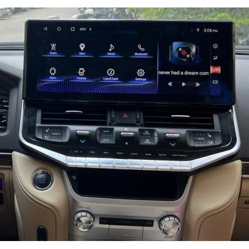 Штатная магнитола CarMedia NH-T1603 для Toyota Land Cruiser 200 2015-2021+ low на Android 10.0