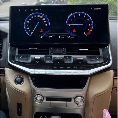 Штатная магнитола CarMedia NH-T1603 для Toyota Land Cruiser 200 2015-2021+ low на Android 10.0