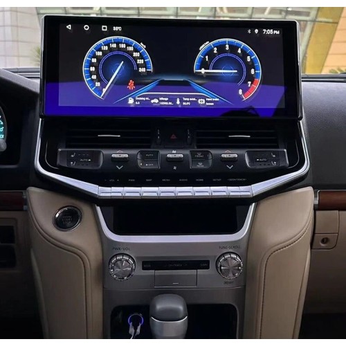 Штатная магнитола CarMedia NH-T1603 для Toyota Land Cruiser 200 2015-2021+ low на Android 10.0