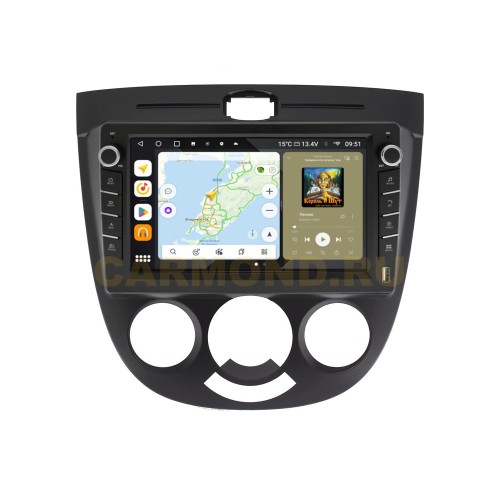 Штатная магнитола Wide Media MT9137QU-B-4/32 для Chevrolet Lacetti 2004-2013 (с кнопками) на Android 10.0