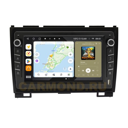 Штатная магнитола Wide Media MT9140QU-B-4/32 для Great Wall Hover H3 2010 - 2014, H5 2010 - 2012 (с кнопками) на Android 10.0