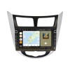 Штатная магнитола Wide Media MT9027QU-B-4/32 для Hyundai Solaris I 2011-2017 (с кнопками) на Android 10.0