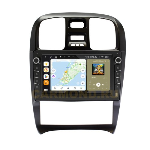 Штатная магнитола Wide Media MT3062QU-B-4/32 для Hyundai Sonata IV EF 1998-2012 (с кнопками) на Android 10.0