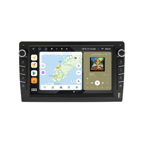 Штатная магнитола Wide Media MT3007QU-B-4/32 для KIA Ceed 2006-2010 (с кнопками) на Android 10.0