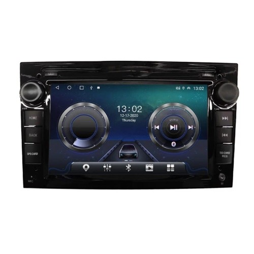 Автомагнитола CarMedia MKD-7132B-S10 для Opel Astra H, Antara, Corsa, Vectra, Zafira B (черный лак) на Android 12.0