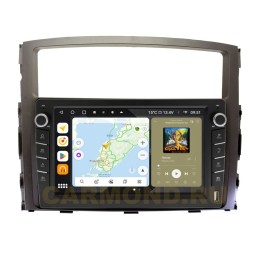 Штатная магнитола Wide Media MT9069QU-B-4/32 для Mitsubishi Pajero IV 2006-2019 (для авто без Rockford) (с кнопками) на Android 10.0