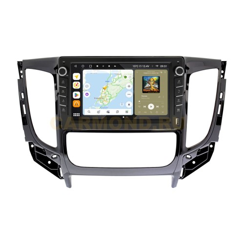 Штатная магнитола Wide Media MT1198QU-B-4/32 для Mitsubishi Pajero Sport 2015-2021 (с кнопками) на Android 10.0