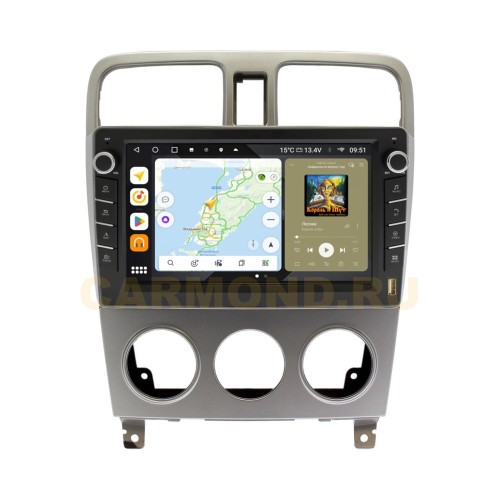 Штатная магнитола Wide Media MT3011QU-B-4/32 для Subaru Forester 2002-2008 (под кондиционер) (с кнопками) на Android 10.0