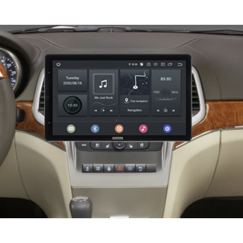 Штатная магнитола CarMedia OL-9254-13-Q TESLA (вертикально-поворотный экран 13 дюйов) для Jeep Grand Cherokee 2010-2013 на Android 10.0