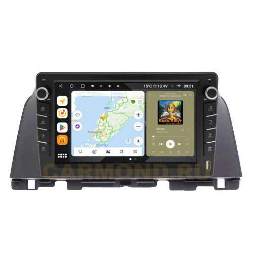 Штатная магнитола Wide Media MT9390QU-B-4/32 для Kia Optima IV 2016-2020 (с кнопками) на Android 10.0