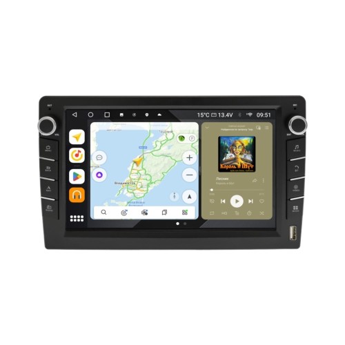 Штатная магнитола Wide Media MT3245QU-B-4/32 для Peugeot Partner 2 2008-2023 (с кнопками) на Android 10.0