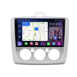 Магнитола Farcar XXL003M (S500 PLUS) TS20 (8/256 ГБ) для Ford Focus, Mondeo, C-Max, Galaxy (кондиционер) (экран 2K) на Android 13.0