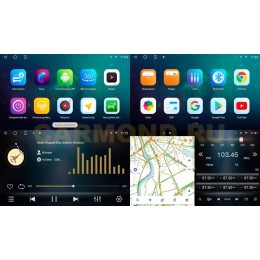 Roximo RM-2607CH 4/64 ГБ для Mitsubishi Outlander III 2013-2020 на Android 12.0