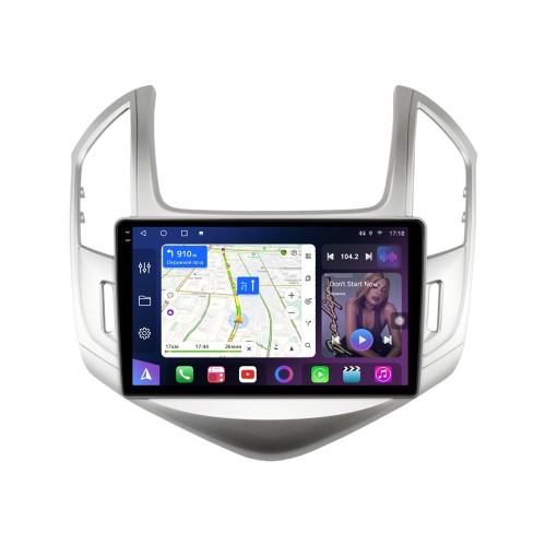 Магнитола Farcar BX261M 360 (S500 PLUS) для Chevrolet Cruze I 2012-2015 серебро (экран 2K) на Android 12.0